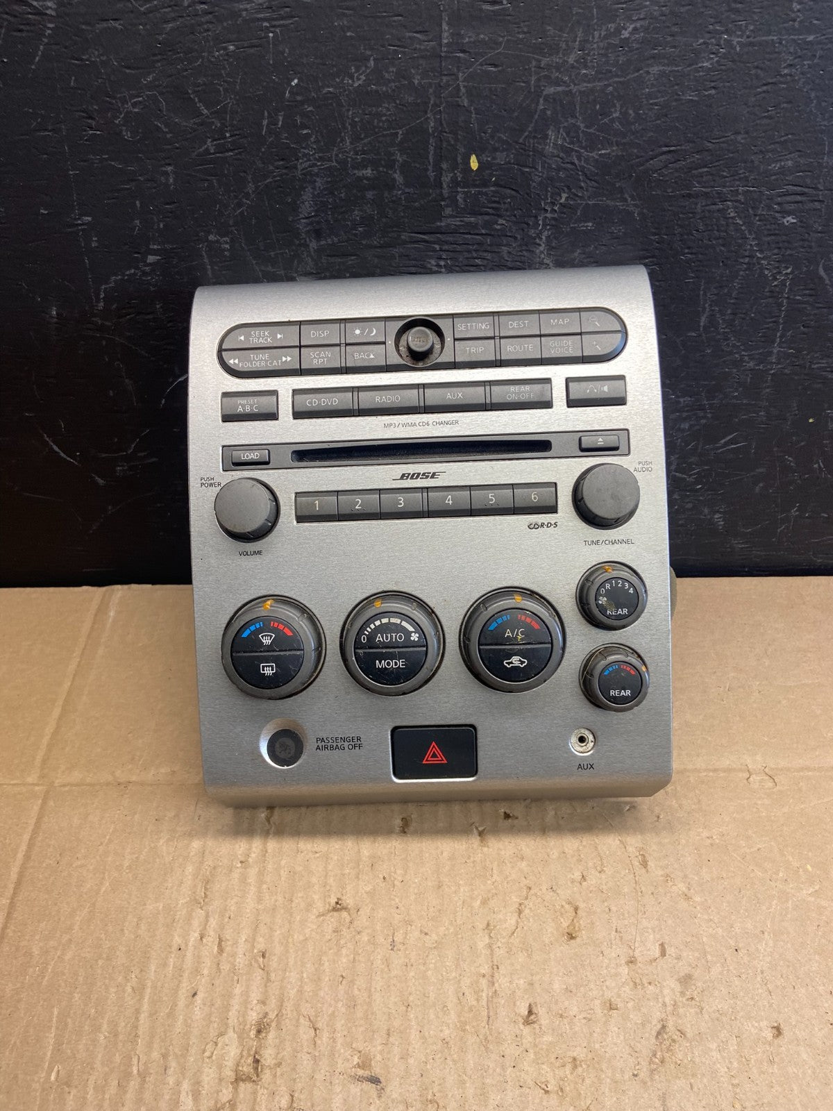 2004 to 2007 Nissan Armada Bose Radio CD Player A/C Climate Control OE AB9709 DG0