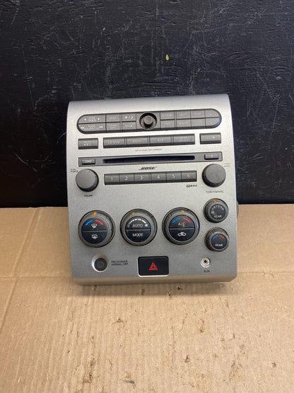 2004 to 2007 Nissan Armada Bose Radio CD Player A/C Climate Control OE AB9709 DG0