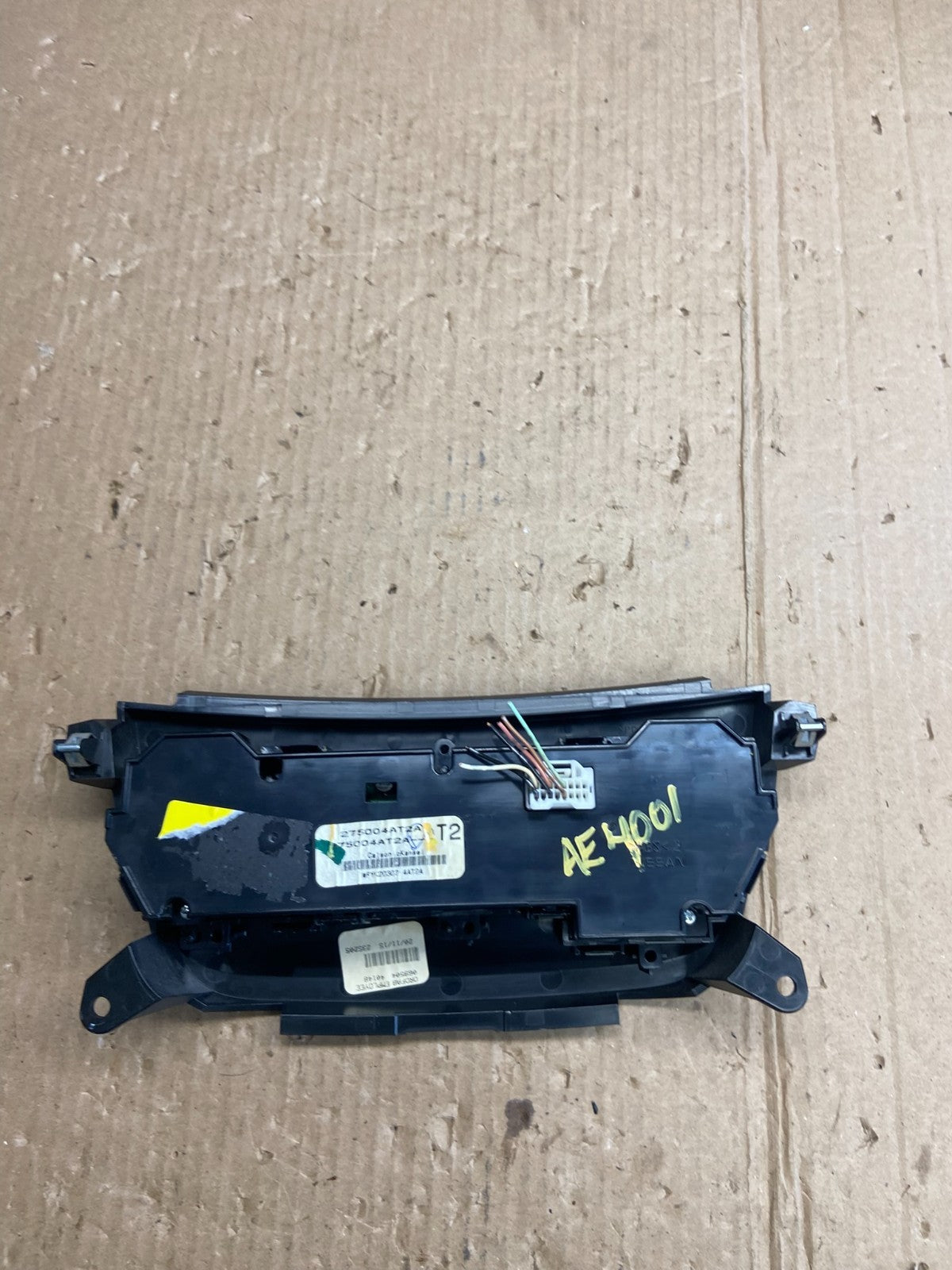 2015-2017 Nissan Sentra Climate Control Unit Heater Ac Temperature AE4001 DG3