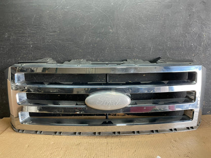 2007 to 2014 Ford Expedition Front Upper Chrome Grill Grille Oem AA6162 DG0