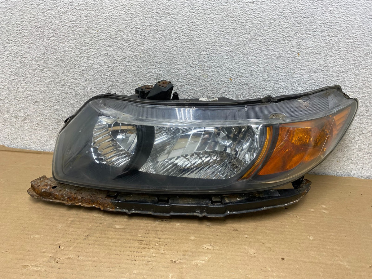 2006 to 2008 Honda Civic Coupe Headlight Halogen Left Driver Side AG9227 DW0