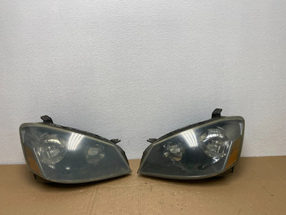 2005 to 2006 Nissan Altima Left+Right Side Set Halogen Headlights OEM AB6877 DW0