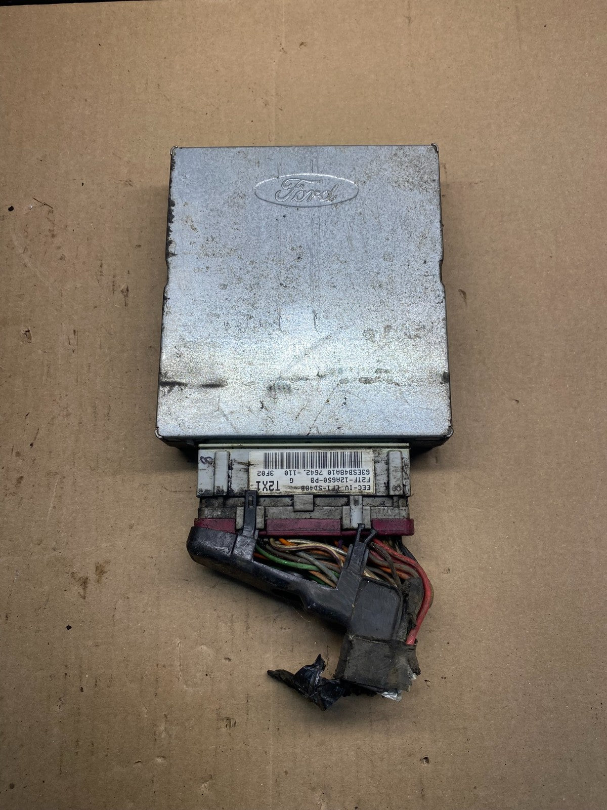 1991 1993 Ford Truck 5.8L Engine Control Module Unit Ecu Ecm AG5978 DG0