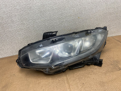 2016 to 2019 Honda Civic Left Driver LH Headlight Halogen AA6208 DG0