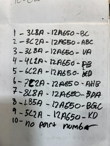 Mix of 10 Ford ECM Engine Computer Module X0812 PS2