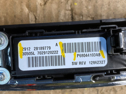 2011-2014 Chrysler 200 Dash Radio Bezel Trim Clock Hazard Bezel S8885 DG5