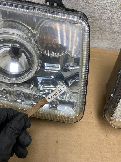 2005 2006 2007 Chrysler 300 Left+Right LED Dualr Ring Headlights ah8203 DG5