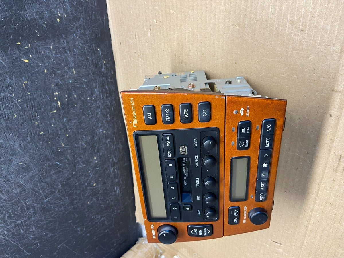 2000 2001 Lexus Es300 Radio Receiver Tape Climate Control A/C AH1512 DG2