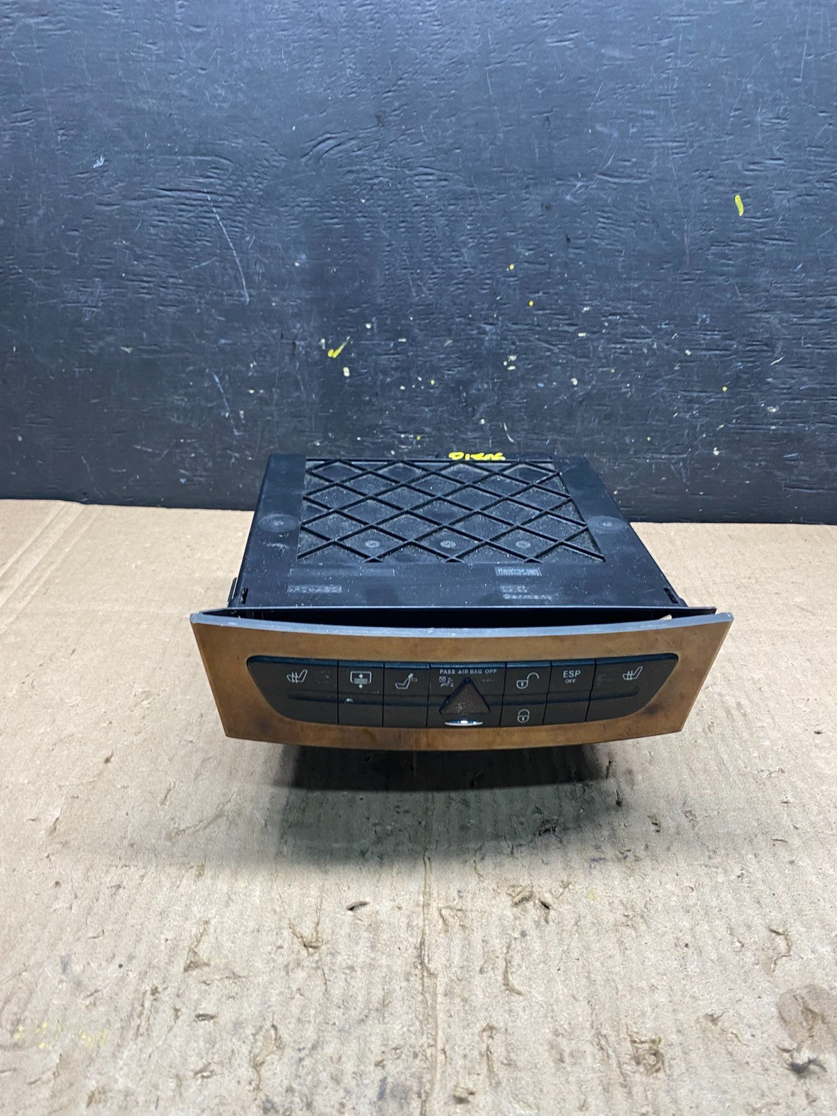 2003-2009 Mercedes E350 W211 OEM Hazard Switch Control Panel Wood P1706 DG0