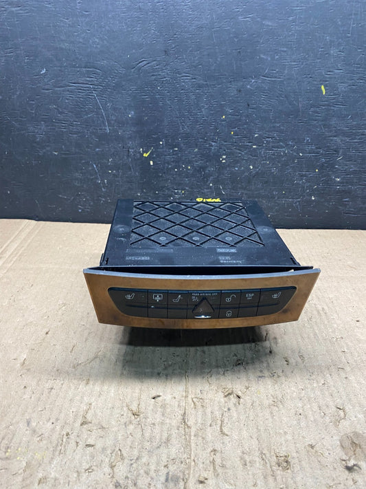 2003-2009 Mercedes E350 W211 OEM Hazard Switch Control Panel Wood P1706 DG0