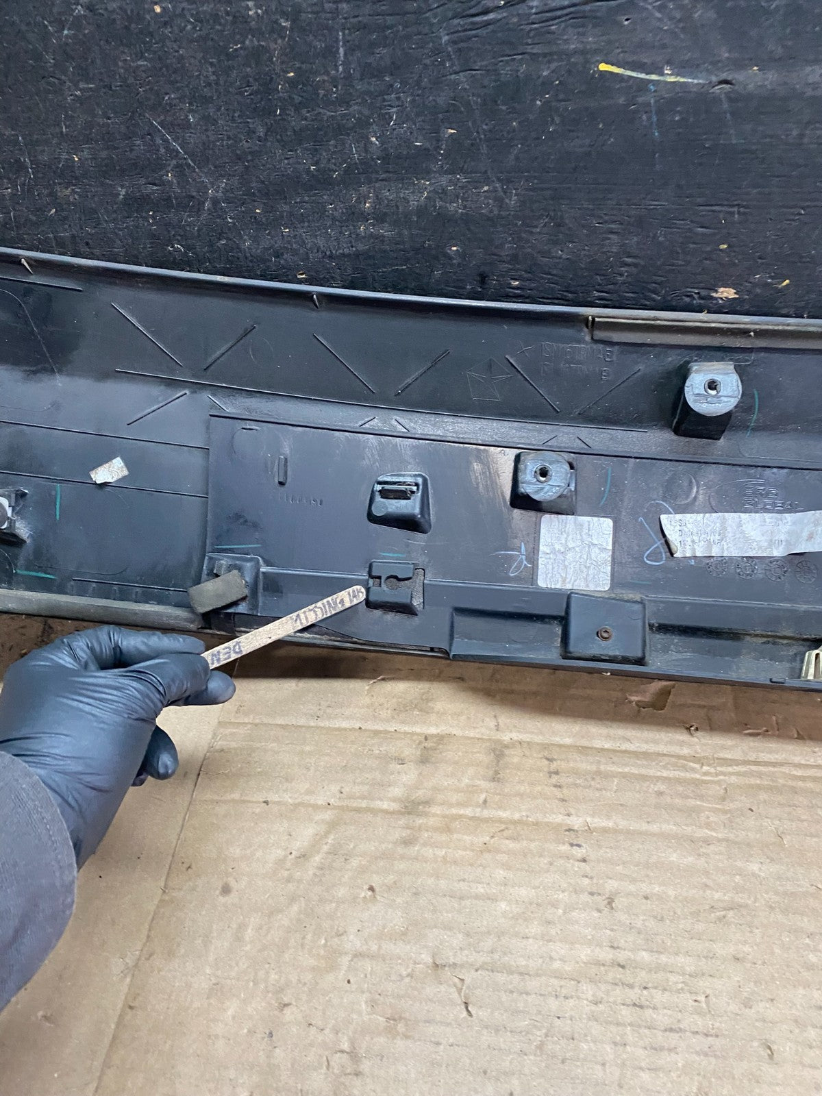 2011-2018 Dodge Grand Caravan Rear Tail Gate Trim Molding Panel OEM v3334  DG13