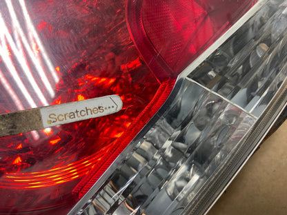 2008 to 2012 Honda Accord Sedan Tail light Left Driver LH Side AH7833 LK3