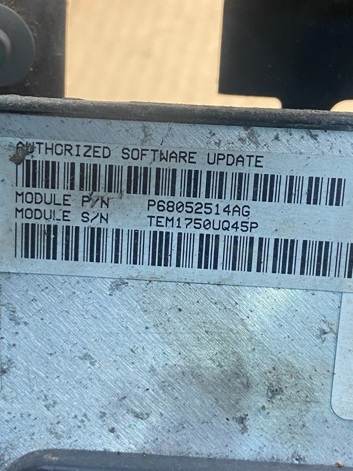 2011 Jeep Grand Cherokee 3.6L ECM ECU Engine Control Computer Modul ad1847 DG2