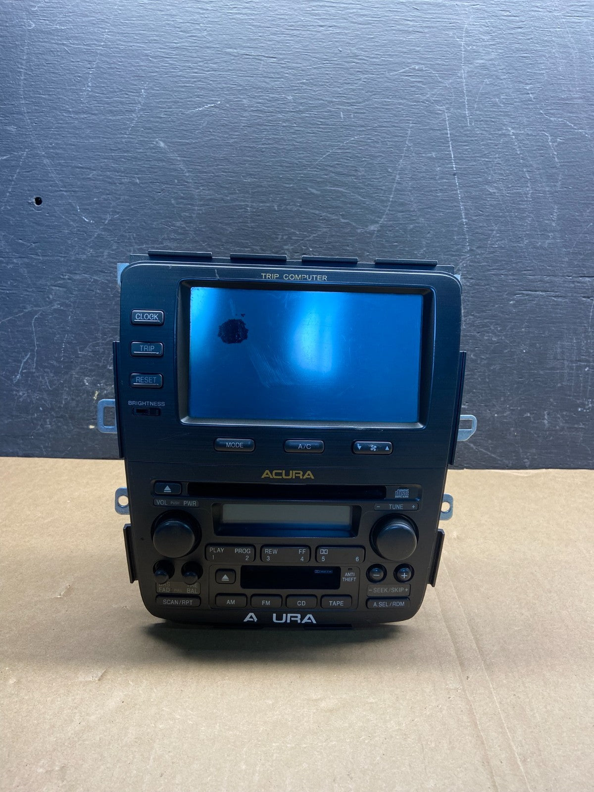 2003 to 2004 Acura Mdx Radio Screen 6 CD Player Climate Control Pan AG1540DG0