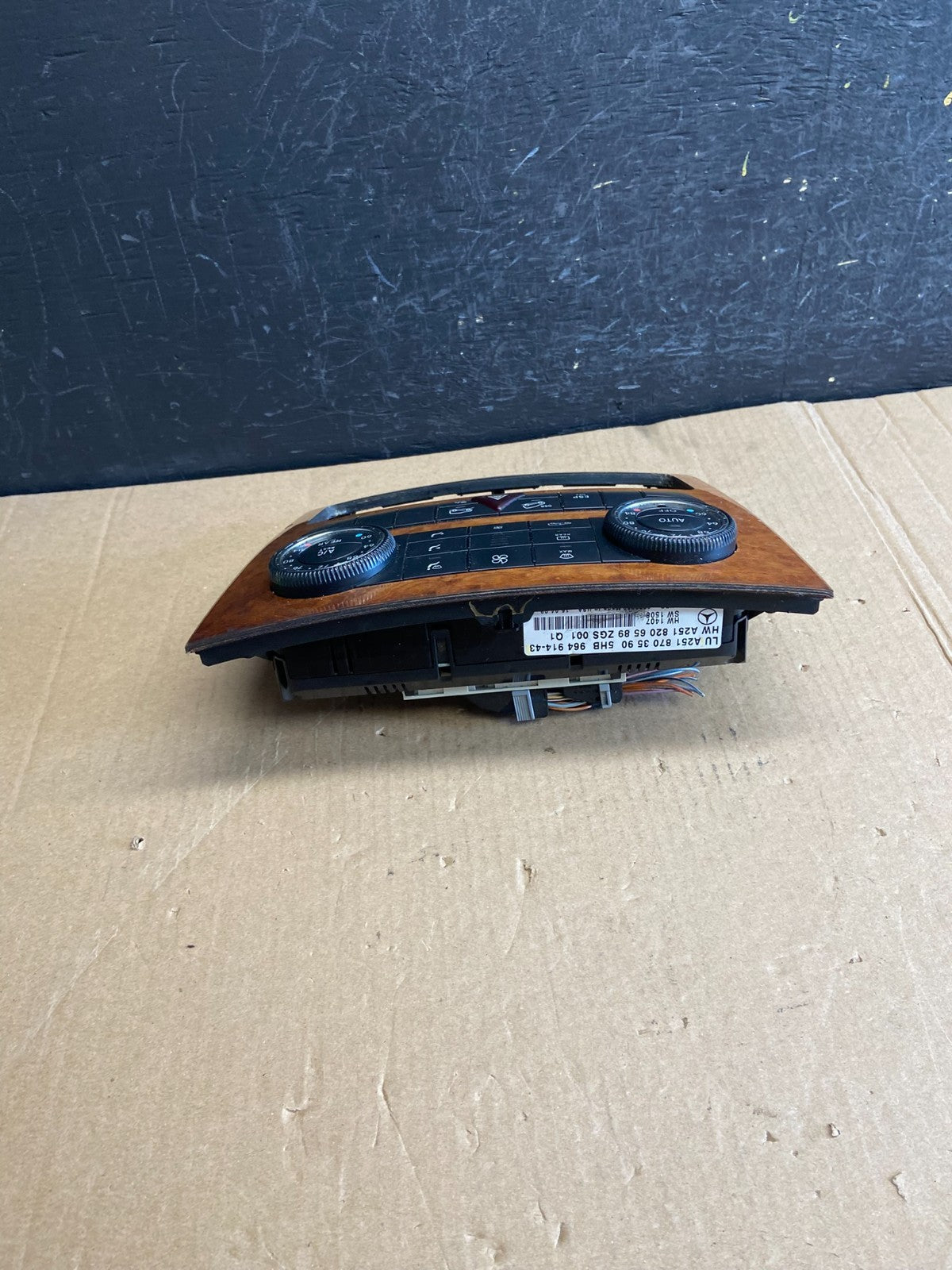 2007-2012 Mercedes X164 GL350 GL450 Climate Control Bezel Wood Switch AE4403 DG3
