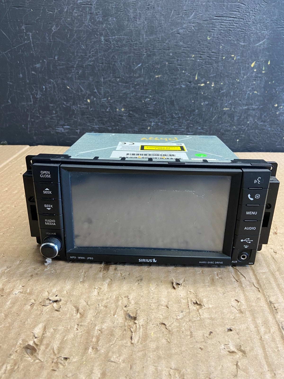 2007 2014 Jeep Dodge Chrysler Screen Display CD Player Satellite Radio AF6402 DG0
