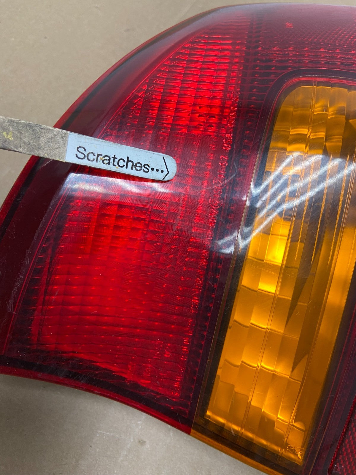 2000 to 2004 Subaru Legacy Right Passenger Rh Side Tail Light AC5589 DW3