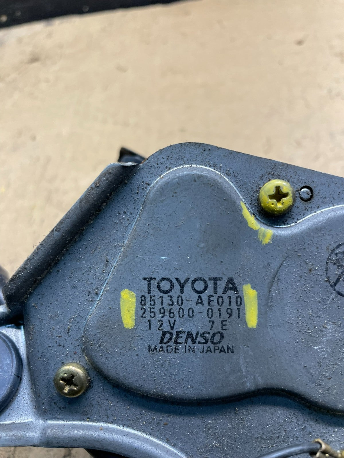 2011-2020 Toyota Sienna Rear Windshield Washer Wiper Motor W6852 DG6