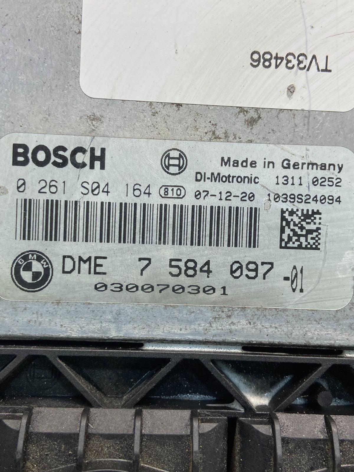 2007 to 2008 Mini Cooper Engine Computer Ecu Pcm Ecm Pcu AE4726 DG2