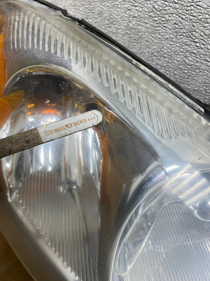 2001 to 2002 Chrysler Sebring Left+Right Side Headlights Oem X4860 DW7