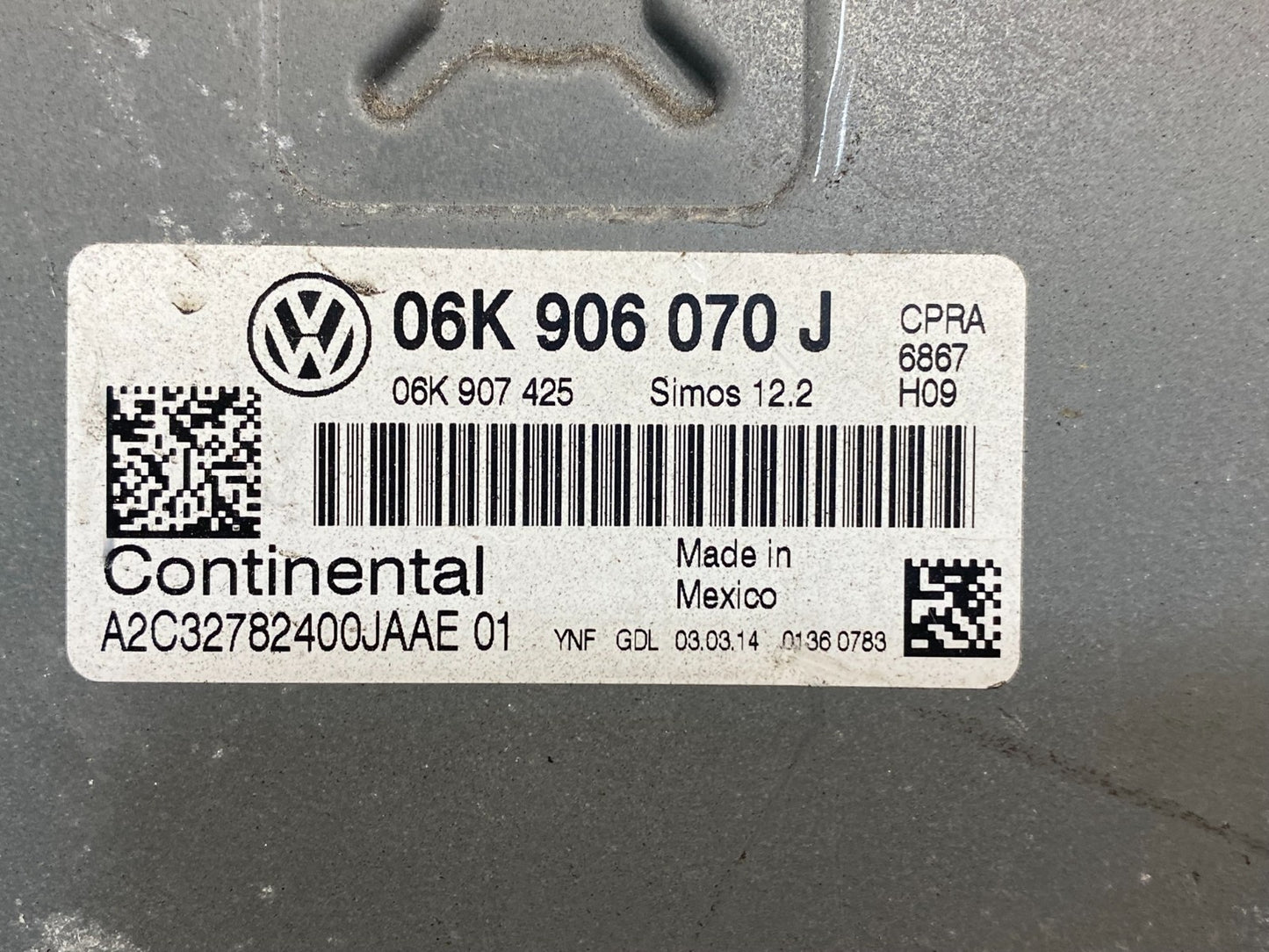 2014 Volkswagen Jetta Passat 1.8L ECM Engine Control Unit ECU AF4028 DG2
