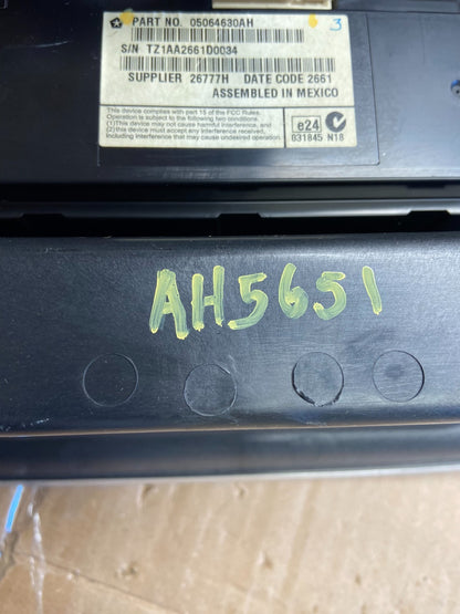 2011-2014 Dodge Charger Cluster Speedometer Radio Bezel Trim AH5651 DG5