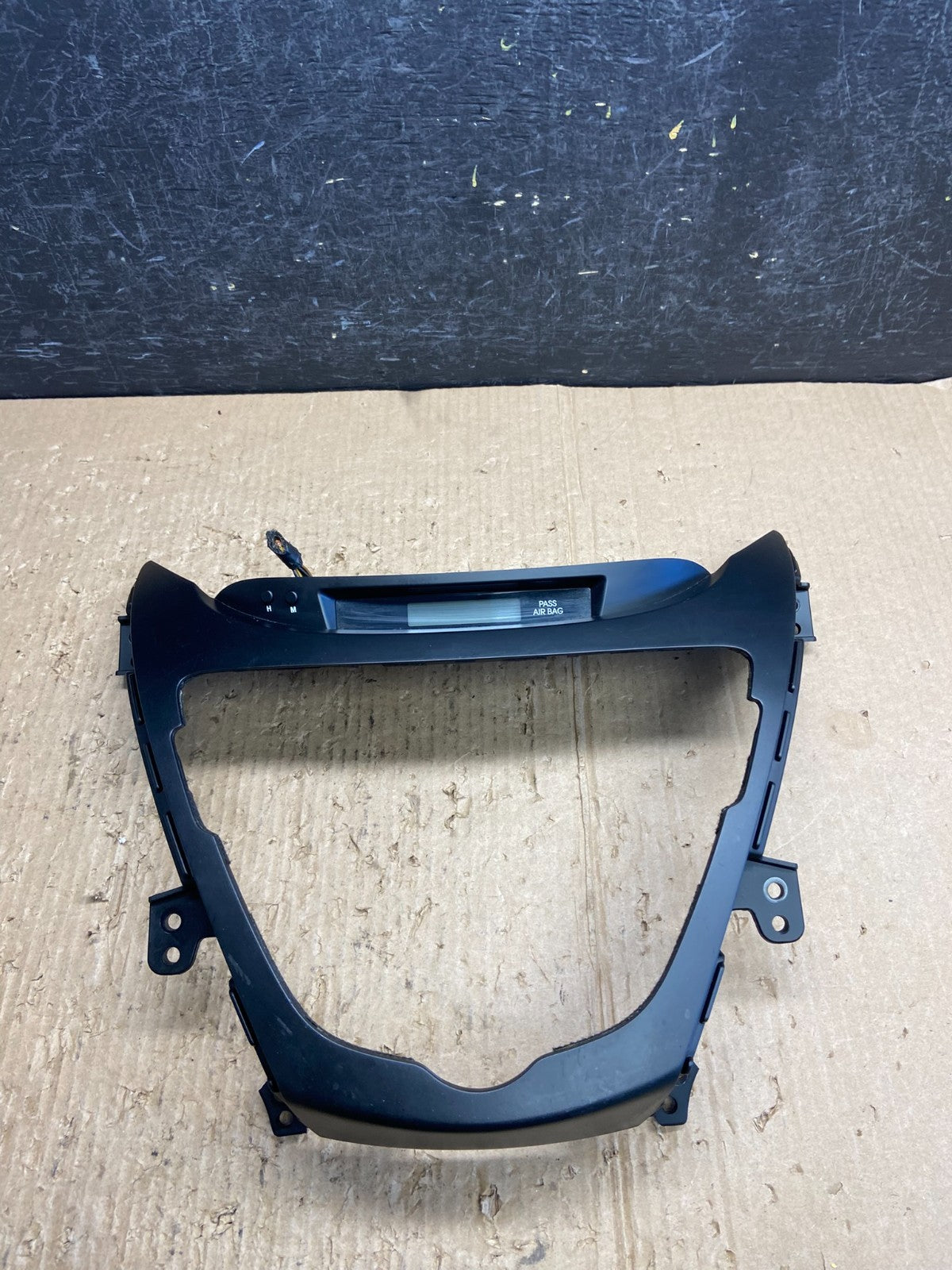 2011-2013 Hyundai Elantra Dash Radio Bezel Clock Display Trim AF1699 DG0