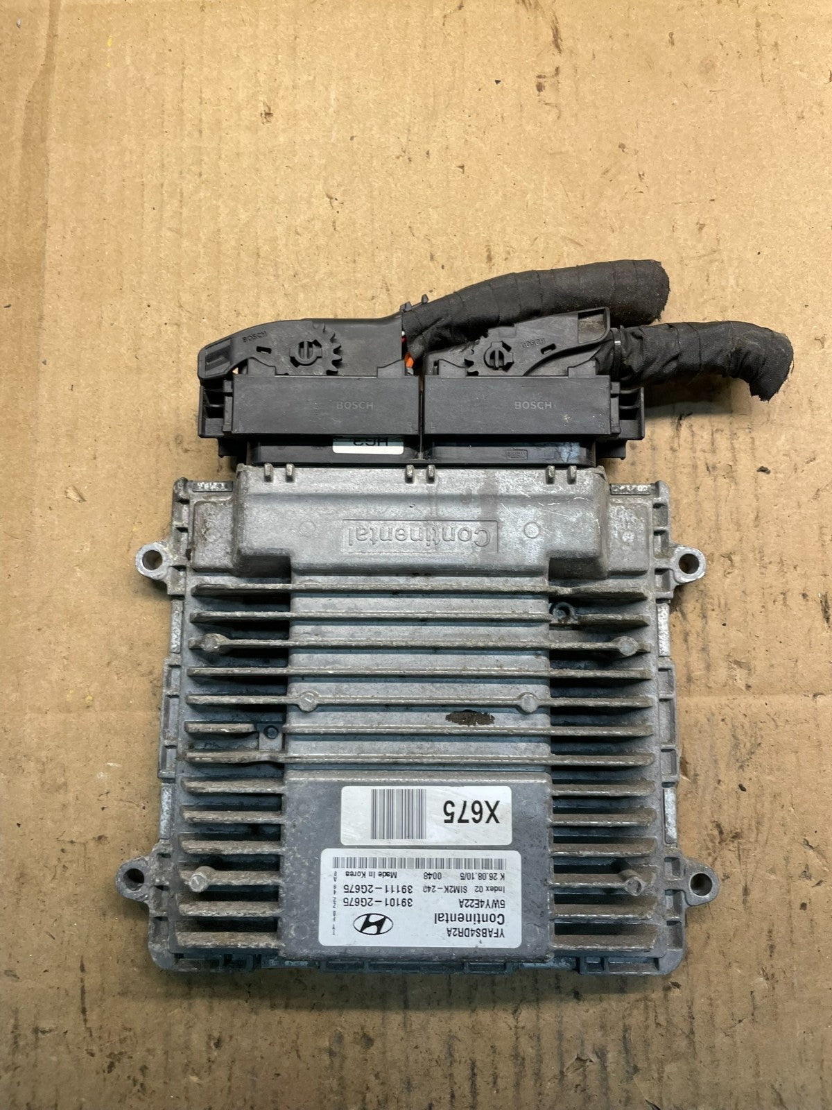 2011 to 2014 Hyundai Sonata Engine Control Unit ECU Module 39101-2g675 w6756 DG0