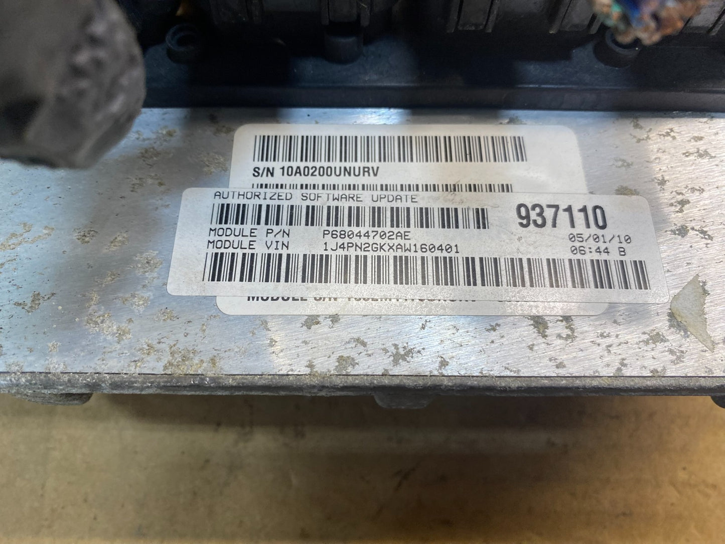 2010 Jeep Liberty Nitro 3.7L Engine Control Unit ECU ECM p68044702AE ad7486 DG2