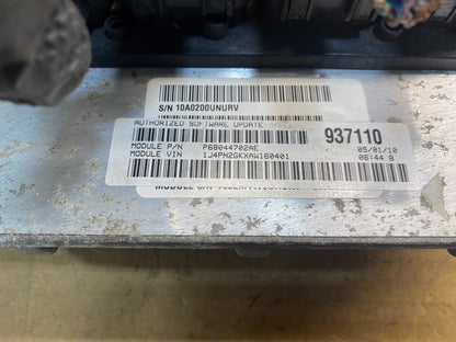 2010 Jeep Liberty Nitro 3.7L Engine Control Unit ECU ECM p68044702AE ad7486 DG2