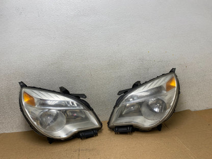 2010 - 2015 Chevrolet Equinox Halogen Headlights Left+Right Side Set OEM W38140