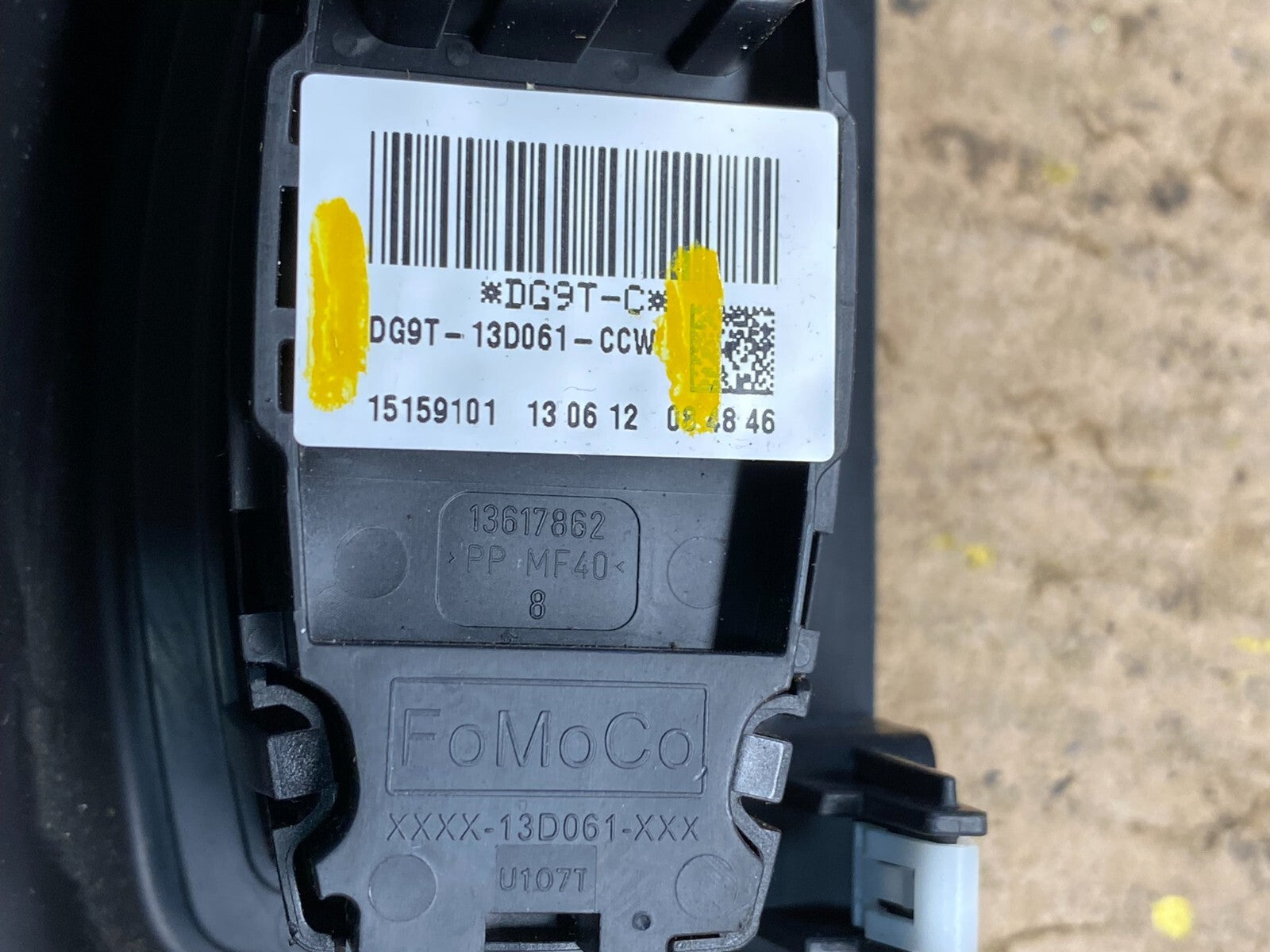 2013 - 2016 Ford Fusion Automatic Headlight Switch Panel N0415 DG5