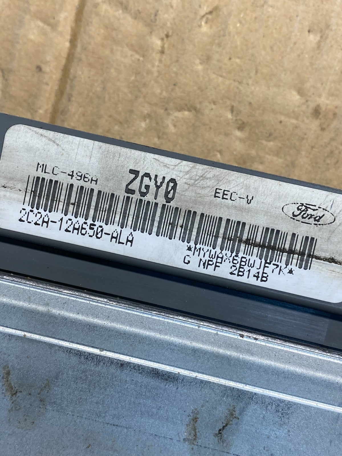2002 Ford Van E150 E250 5.4L Engine Control Module ECU 2C2A-12A650-ALA AI0237 DG2
