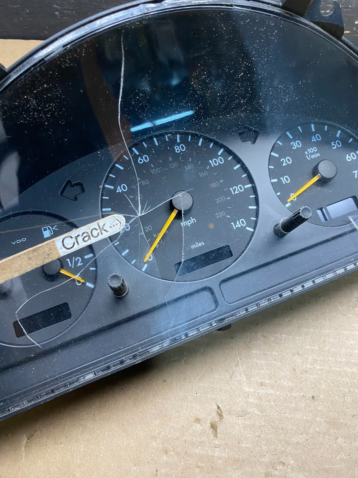 1998-2005 Mercedes W163 ML320 ML430 Instrument Cluster Speedometer S6395 DG3