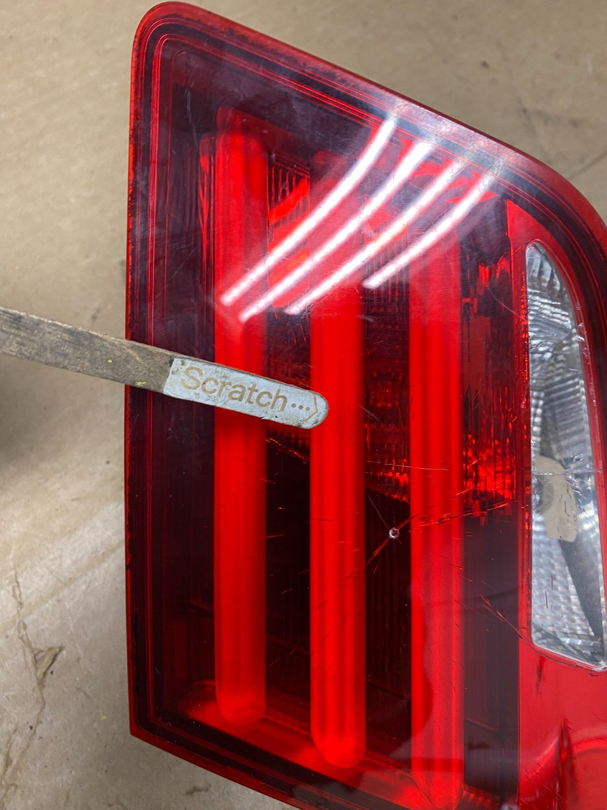 2011-2013 BMW 5 F10 Rear Right Passenger Rh Trunk Inner Tail Light OEM X2594 DW3