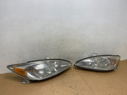 2002 2003 2004 Toyota Camry Left+Right Set Side Halogen Headlights AI6664 DW2
