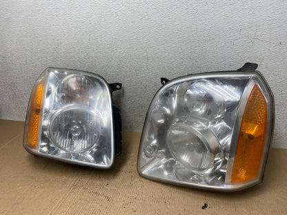 2007 - 2014 GMC Yukon Halogen Headlights Left+Right Side Set Q1717 DW1