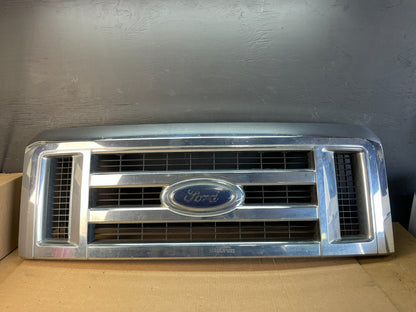 2008 to 2014 Ford Econoline E150 E250 Front Upper Chrome Grill Grille ad0272 DG0