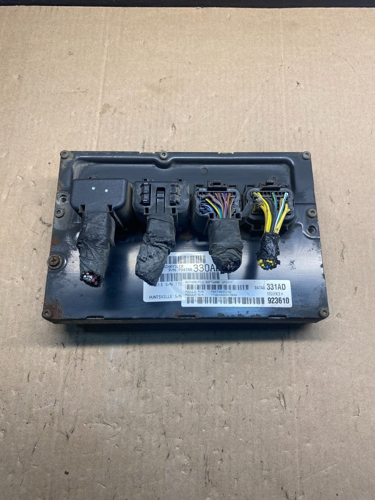 2004 Chrysler Pacifica Engine Control ECU ECM EBX Module AE7767 DG0