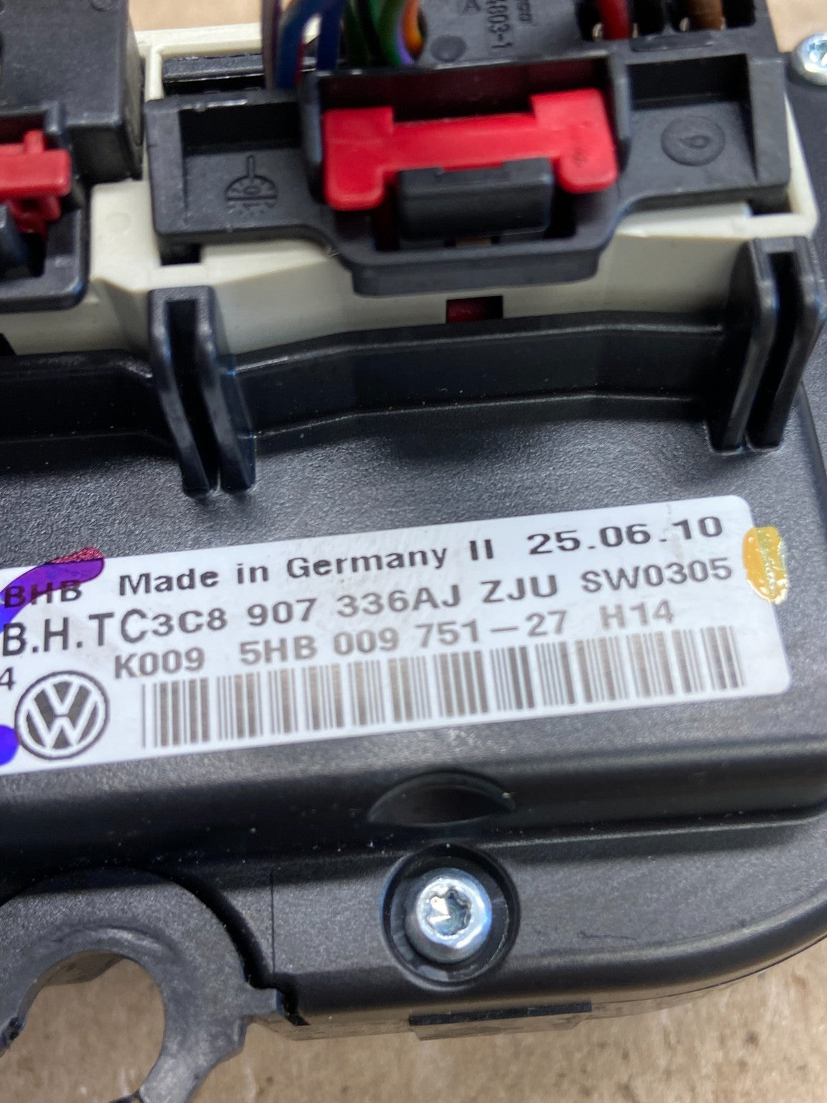 2009 - 2011 Volkswagen CC Center Climate Control Panel AC Heater AH3657 DG3