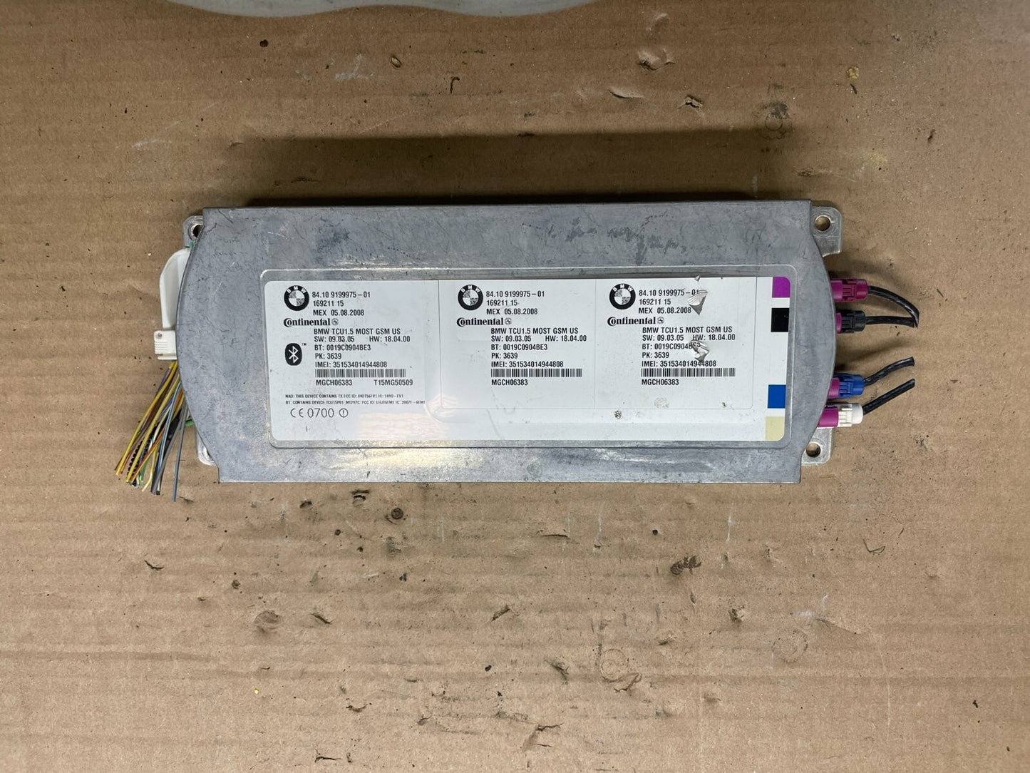 2006 to 2010 Bmw Bluetooth  Control Module Computer Telematics OEM O8324 DG0