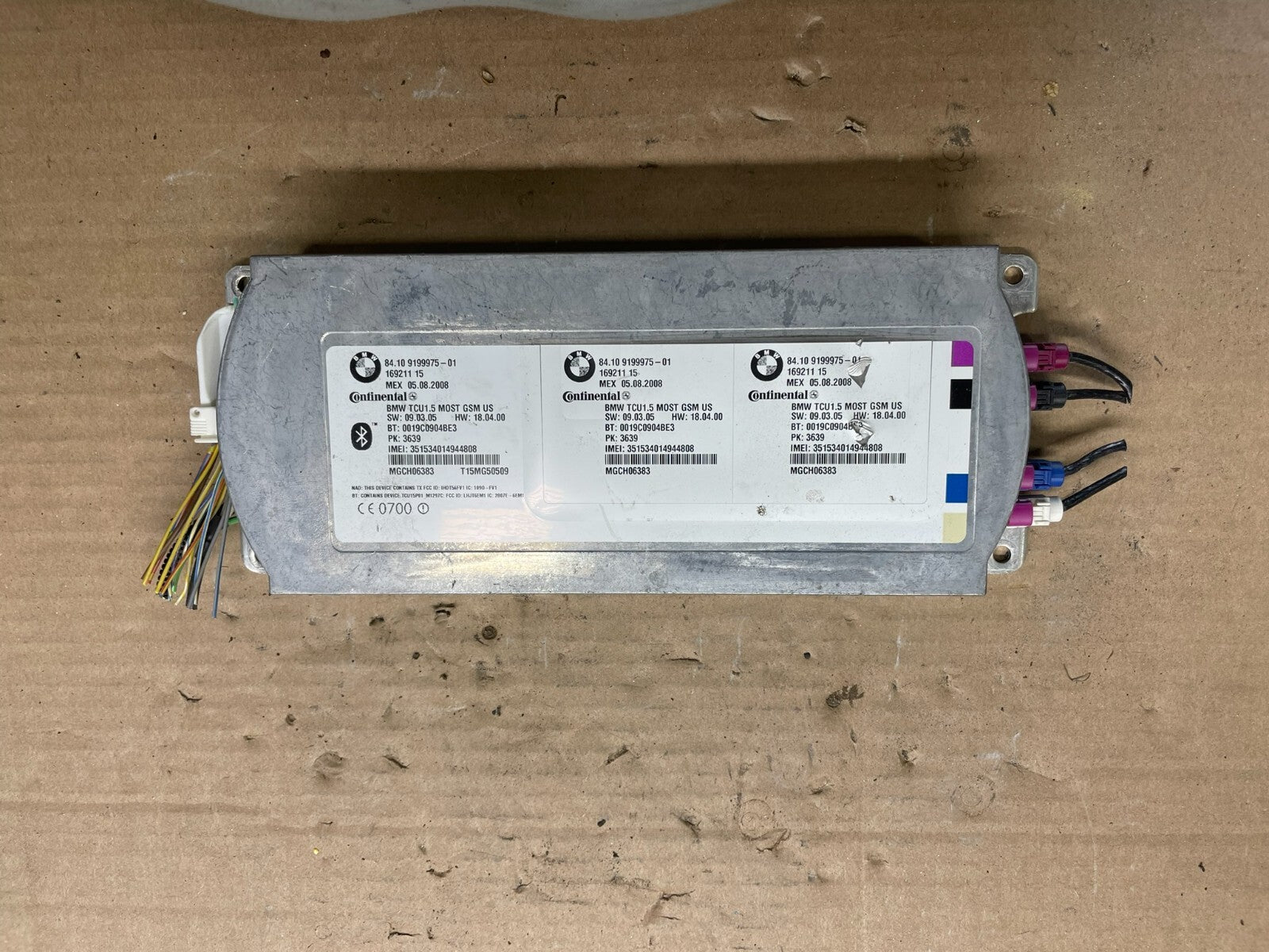 2006 to 2010 Bmw Bluetooth  Control Module Computer Telematics OEM O8324 DG0