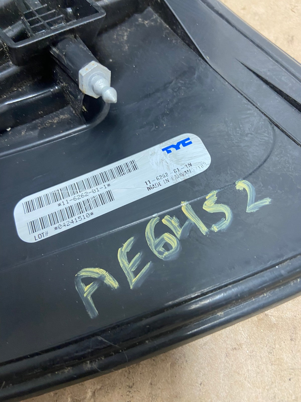 2008 to 2012 Ford Escape Left Driver LH Side Tail Light TYC AE6452 LK7