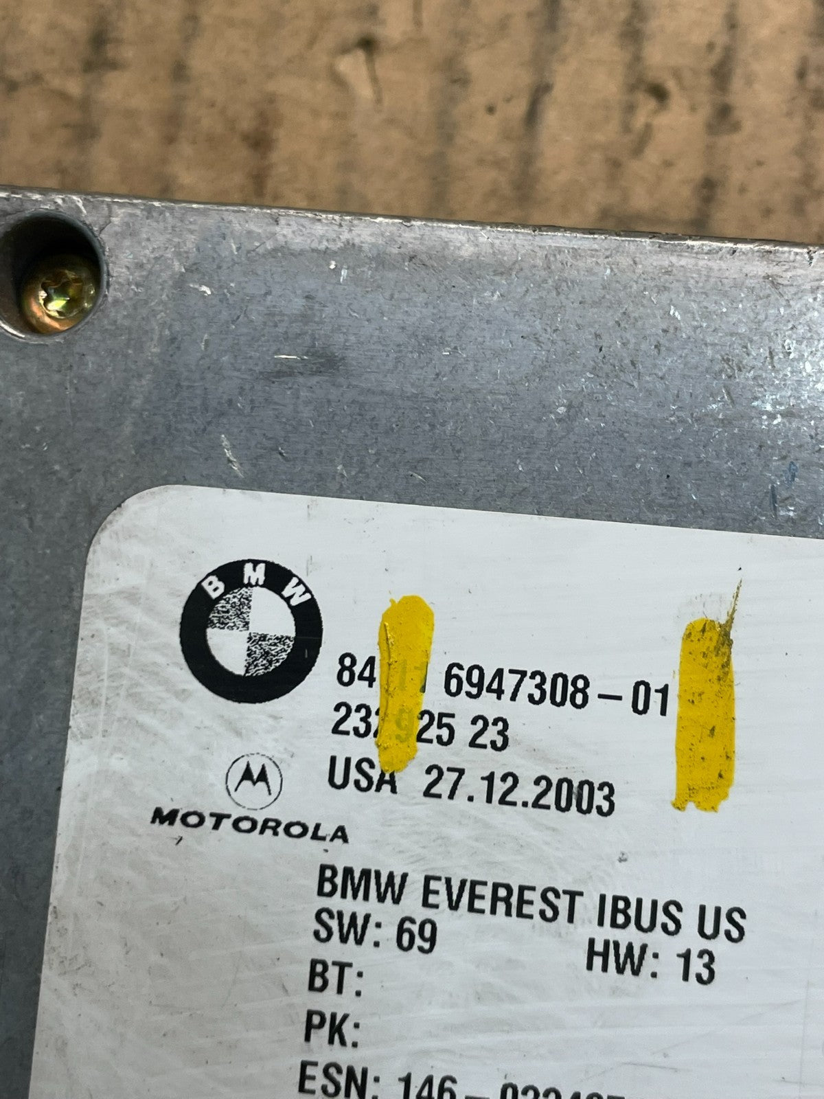 2005 to 2008 Bmw Bluetooth  Control Module Computer Telematics OEM U9331 DG5
