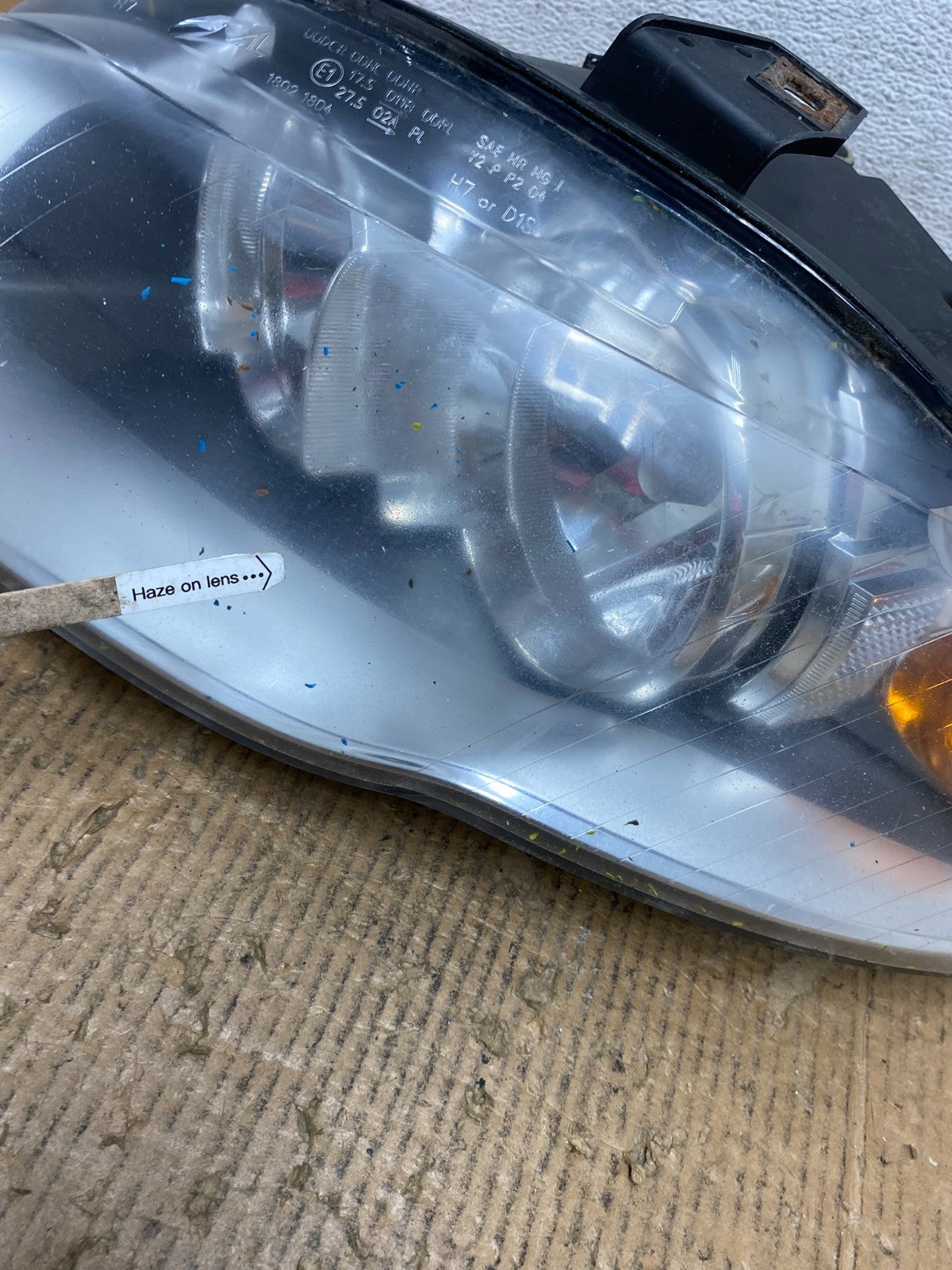 2006 2007 2008 Audi A4 Headlight Halogen Left Driver LH Side AE2674 DW4