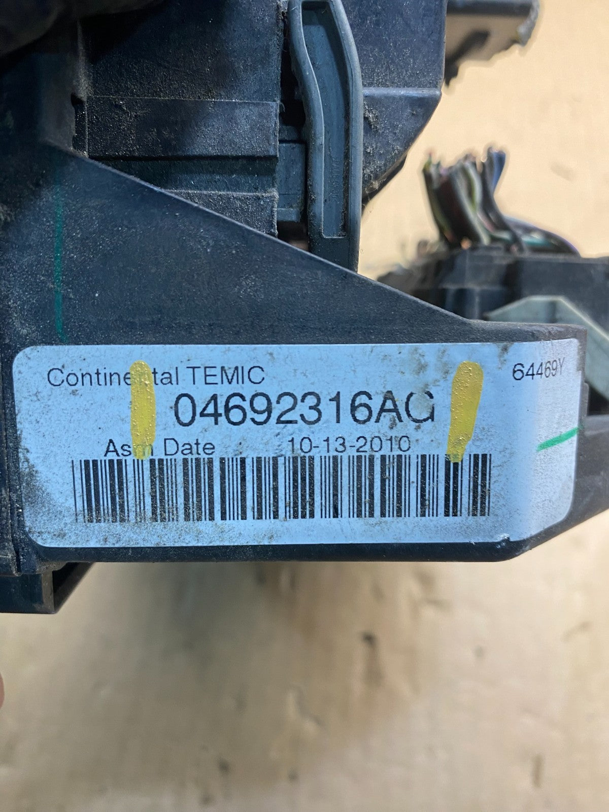 2012 Jeep Grand Cherokee Durango TIPM Fuse Box Relay Module 04692316AG AH7472 PS4