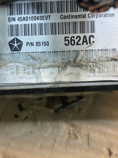 2011 Dodge Grand Caravan Town & Country ECU Engine Computer ad9552 DG2