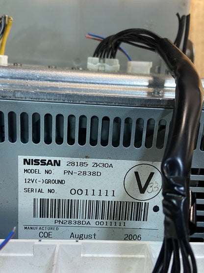 2007 to 2008 Nissan Maxima AM FM CD Radio Receiver 28185 ZK30A Y7302 DG7