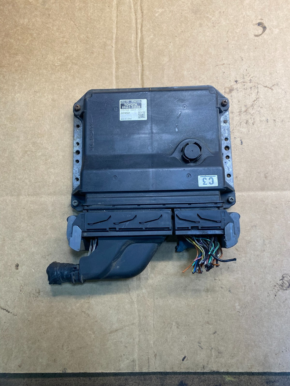 2006 Toyota Rav4 Electronic Engine Control Module ECU ECM 89661-42C30 AB3533 DG0
