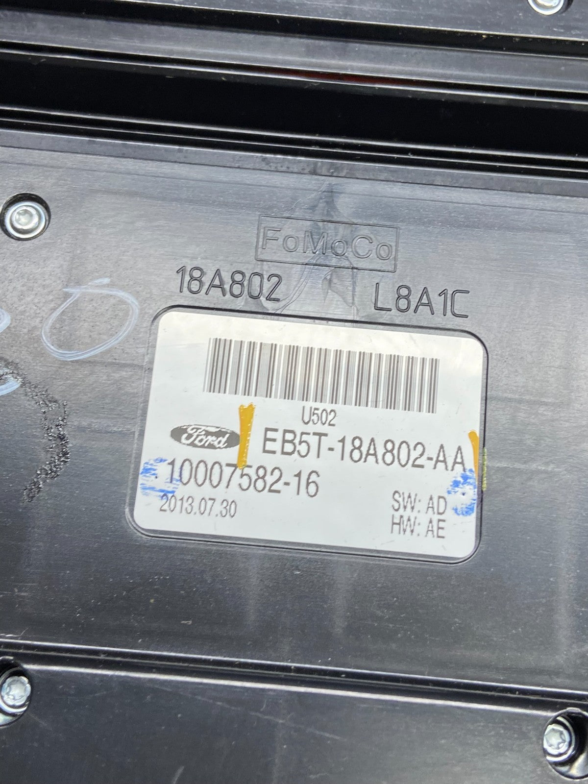 2011 to 2014 Ford Explorer Radio Climate Control Trim Bezel Panel ad7118 DG6